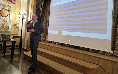 Алексей Бабушкин выступил перед бойцами стройотрядов